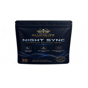 GlucoLife Wellness NIGHT SYNC Overnight Recovery Patches – 30 Count