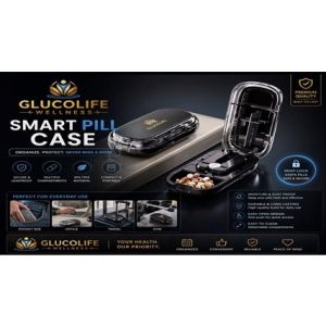 GlucoLife Wellness Smart Pill Case