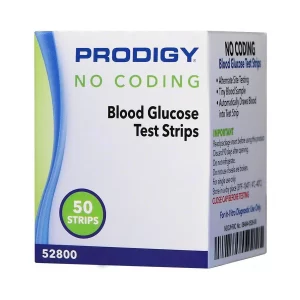 Prodigy No Coding Glucose Test Strips - 50 ct.